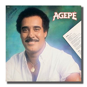 LP Agepê - Vai Acontecer Disco de Vinil 1985 Encarte - Hm