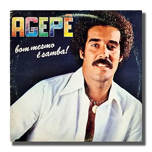 LP Agepê - Bom Mesmo é Samba! Disco de Vinil 1978 - Hm