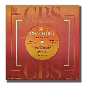 EP Compacto Roberto Carlos Desabafo Disco de Vinil 1976 - Hm