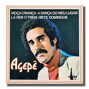 Compacto Agepê - Moça Criança Disco de Vinil 1976 - Hm