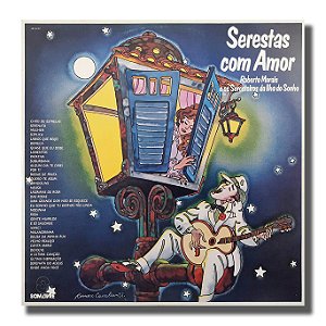 LP Roberto Morais Serestas Com Amor Vinil Amostra 1980 - Hm