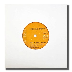 EP Compacto Lindomar Castilho Doida Demais Vinil 1974 - Hm
