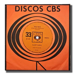 Compacto Santana Evil Ways - Jin-Go-Lo-Ba Vinil 1969 - Hm
