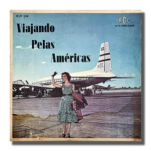 LP Luiz Alberto Fleitas Viajando América Vinil 10" 1957 - Hm