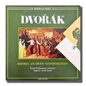 LP Dvorák Mestres da Música Disco de Vinil 1983 Encarte - Hm