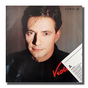 LP Fábio Jr. Vida - 1988 Disco de Vinil Encarte Leia - Hm