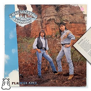 LP Chitãozinho e Xororó - Planeta Azul - Vinil Encarte - Hm