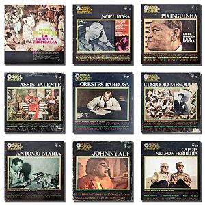 Coleção 08 LPs História da MPB - Anos 70 Disco de Vinil - Hm