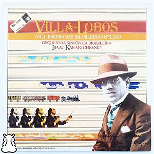 LP Villa Lobos Vol 1 Bachianas N° 1,2,4,9 Vinil Leia - Hm