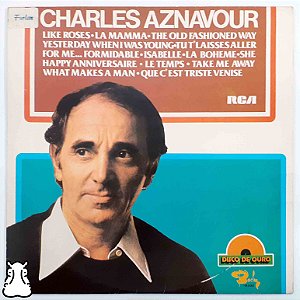 LP Charles Aznavour - Disco De Ouro Disco de Vinil 1977 - Hm