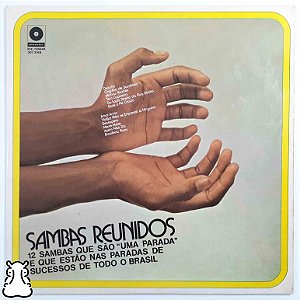 LP 12 Sambas Reunidos - Disco de Vinil 1973 - Hm