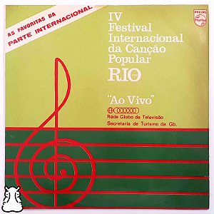LP IV Festival Internacional Canção Popular Vinil 1969 - Hm