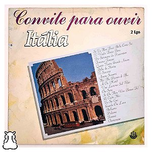LP Convite para Ouvir - Itália 1 - Disco Vinil - Duplo - Hm