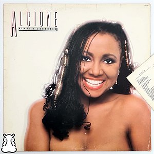 LP Alcione - Almas e Corações Disco Vinil 1983 Encarte - Hm