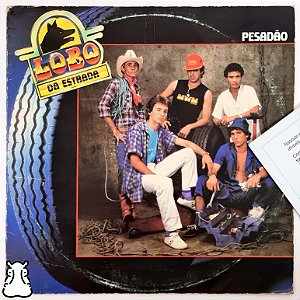 LP Lobo da Estrada - Pesadão - Disco Vinil 1982 Encarte - Hm