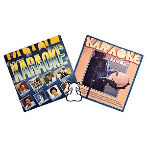 2 LPs Karaokê de Samba - Disco de Vinil - Hm