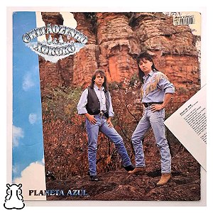 LP Chitãozinho e Xororó - Planeta Azul - Vinil 1991 - Hm