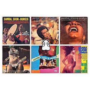 6 LPs Samba Livre - Samba Suor e Ouriço - Vinil  - Hm