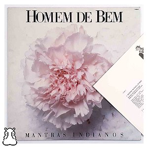 LP Homem De Bem - Mantras Indianos - Vinil 1989 Encarte - Hm