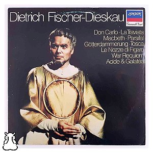 LP Dietrich Fischer-Dieskau - Árias - Vinil 1982 - Leia - Hm