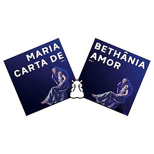 2 CDs Maria Bethânia Carta De Amor Ao Vivo 1 E 2 Novos - Hm