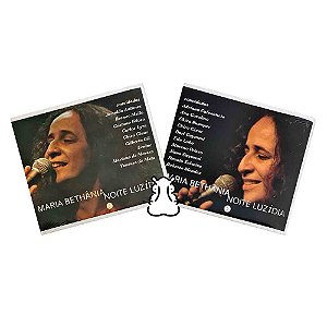 2 CDs Maria Bethânia - Noite Luzidia 1 e 2 - Digipack - Hm