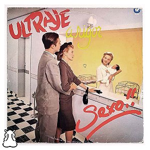 LP Ultraje a Rigor - Sexo! - Disco Vinil 1987 Encarte - Hm