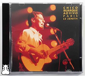 CD Chico Buarque - Ao Vivo Paris Le Zenith - 1990 - Hm