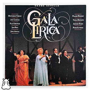 LP Gala Lírica - 1991 - Disco de Vinil - Duplo - Hm