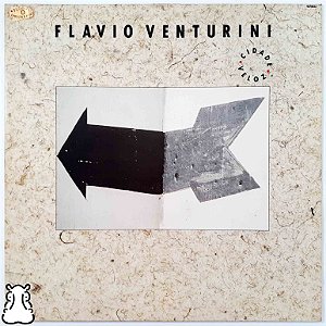 LP Flávio Venturini - Cidade Veloz - Vinil 1990 Amostra - Hm