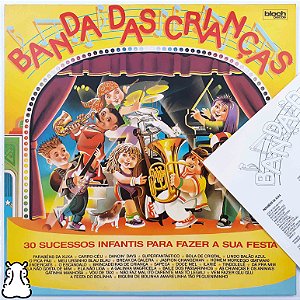 LP Banda das Crianças 30 Sucesso Infantis Vinil Encarte - Hm