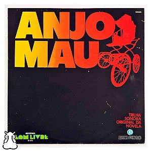 LP Novela Anjo Mau Nacional - Disco de Vinil 1976 - Hm