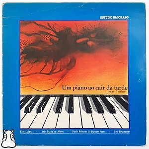 LP Um Piano ao Cair da Tarde Nacional Vol. I Vinil 1978 - Hm