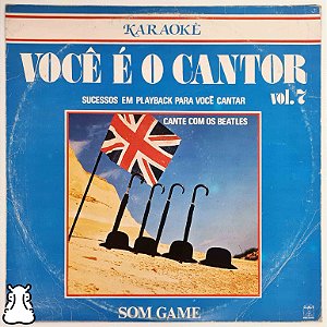 LP Karaokê - Você é o Cantor 7 - Disco de Vinil 1985 - Hm