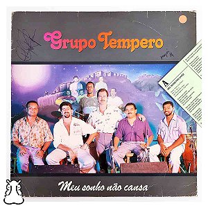 LP Grupo Tempero - Meu Sonho Não Cansa - Vinil  Encarte - Hm