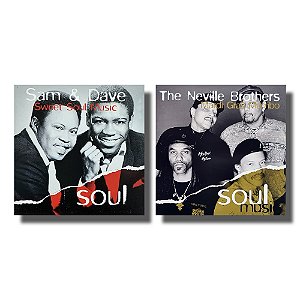 2 CDs Soul Music Sam & Dave - The Neville Brothers - Hm