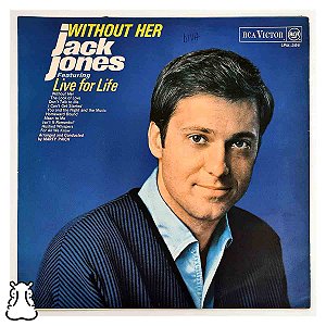 LP Jack Jones - Without Her - Mono - Disco Vinil 1968 - Hm