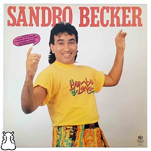 LP Sandro Becker - Ai Amor Disco de Vinil Amostra 1993 - Hm