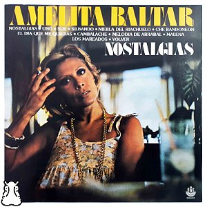 LP Amelita Baltar - Nostalgias Disco Vinil Amostra 1993 - Hm