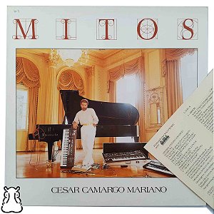 LP Cesar Camargo Mariano Mitos Disco Vinil 1988 Encarte - Hm