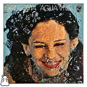 LP Gal Costa - Água Viva - Disco de Vinil 1978 Encarte - Hm