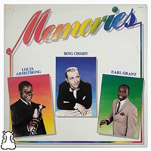 LP Louis Armstrong - Bing Crosby Memories Vinil Amostra - Hm