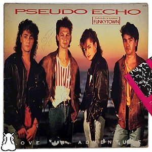 LP Pseudo Echo - Love An Adventure - Vinil 1988 Encarte - Hm