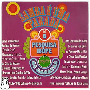LP Os Caretas Ibope Samba Uma Parada Vol 8 Vinil 1975 - Hm