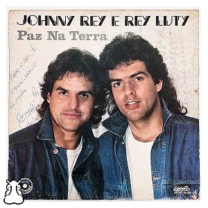 LP Johnny Rey e Rey Luty Paz Na Terra Vinil Dedicatória - Hm