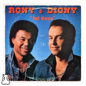 LP Rony & Diony - Foi Deus - Disco de Vinil - Hm