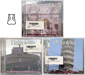 3 CDs - O Melhor da Itália Vol. 3, 4 e 5 - Hm