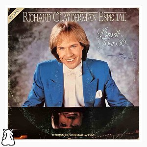 LP Richard Clayderman - Especial Brasil Tour 86 - Vinil - Hm