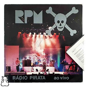 LP RPM - Rádio Pirata ao Vivo - 1986 Vinil Encarte - Hm