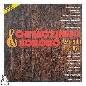 LP Chitãozinho e Xororó - Aguenta Coração - 1991 - Vinil - Hm